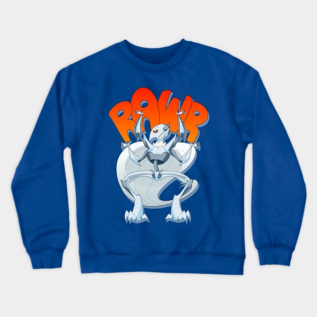 Rawr Crewneck Sweatshirt by PandemiDoodles